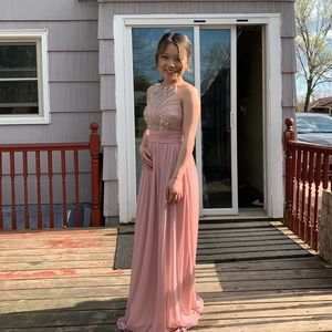 Diamond Halter Dress